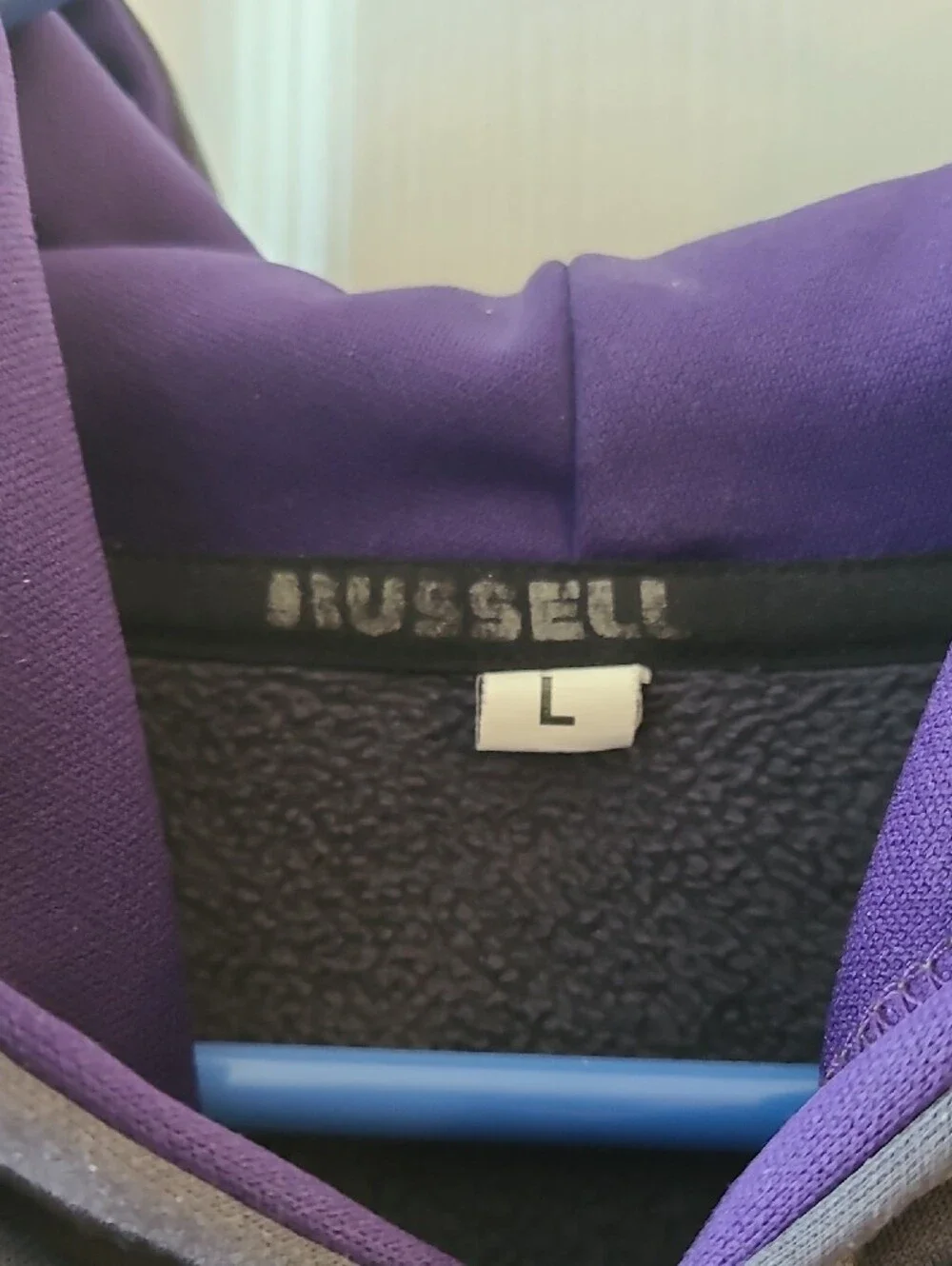 Russell Athletic Gray LSU Crewneck Hoodie